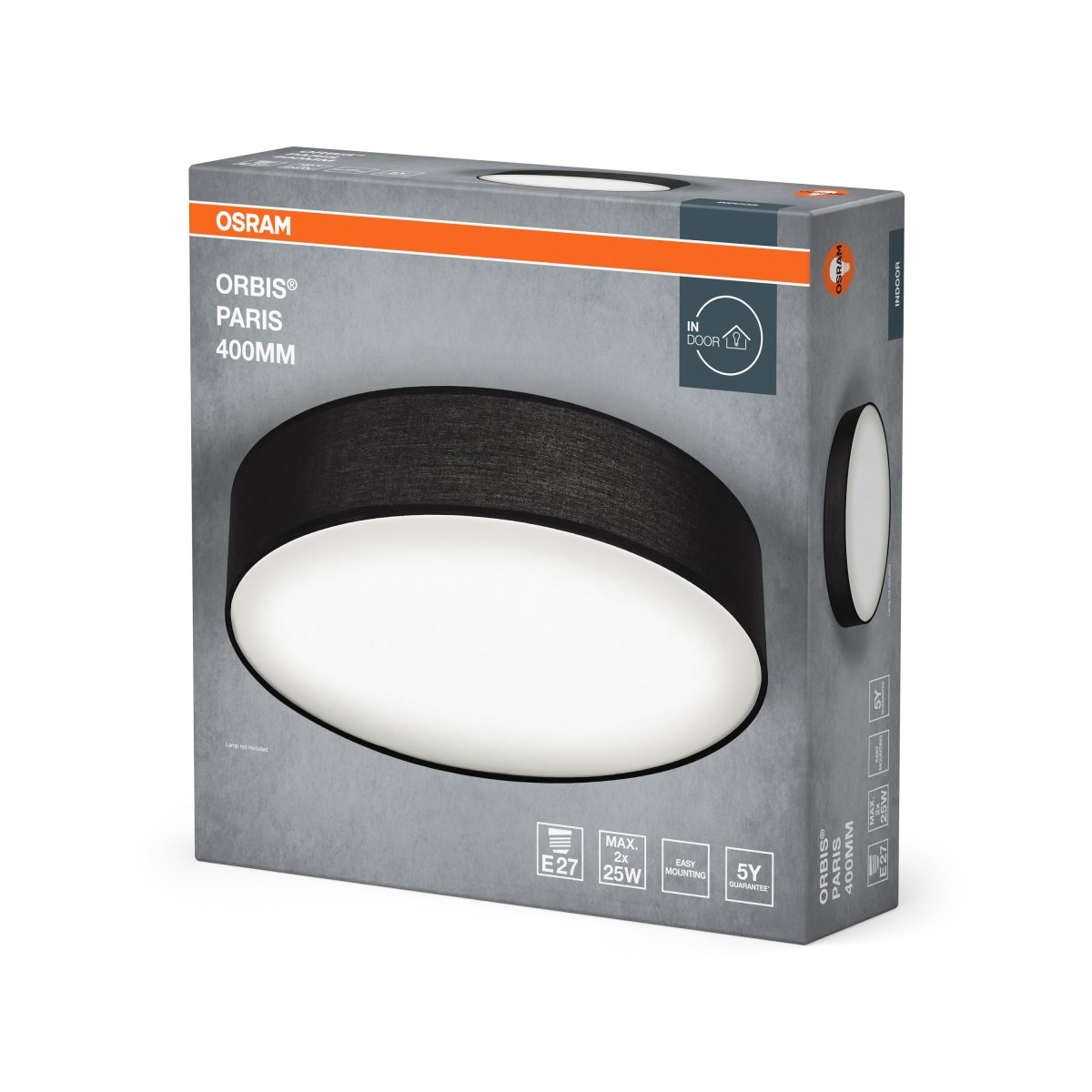 OSRAM ORBIS PARIS 400mm 2xE27 czarny - eshop Ledvance PL 4099854449468