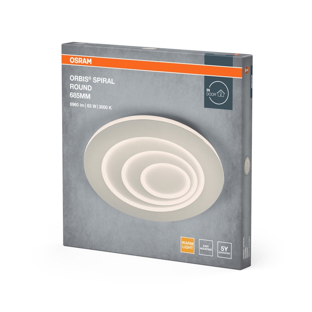 OSRAM Orbis Spiral Lampa okrągła 685mm 63W biała - eshop Ledvance PL 4099854450464