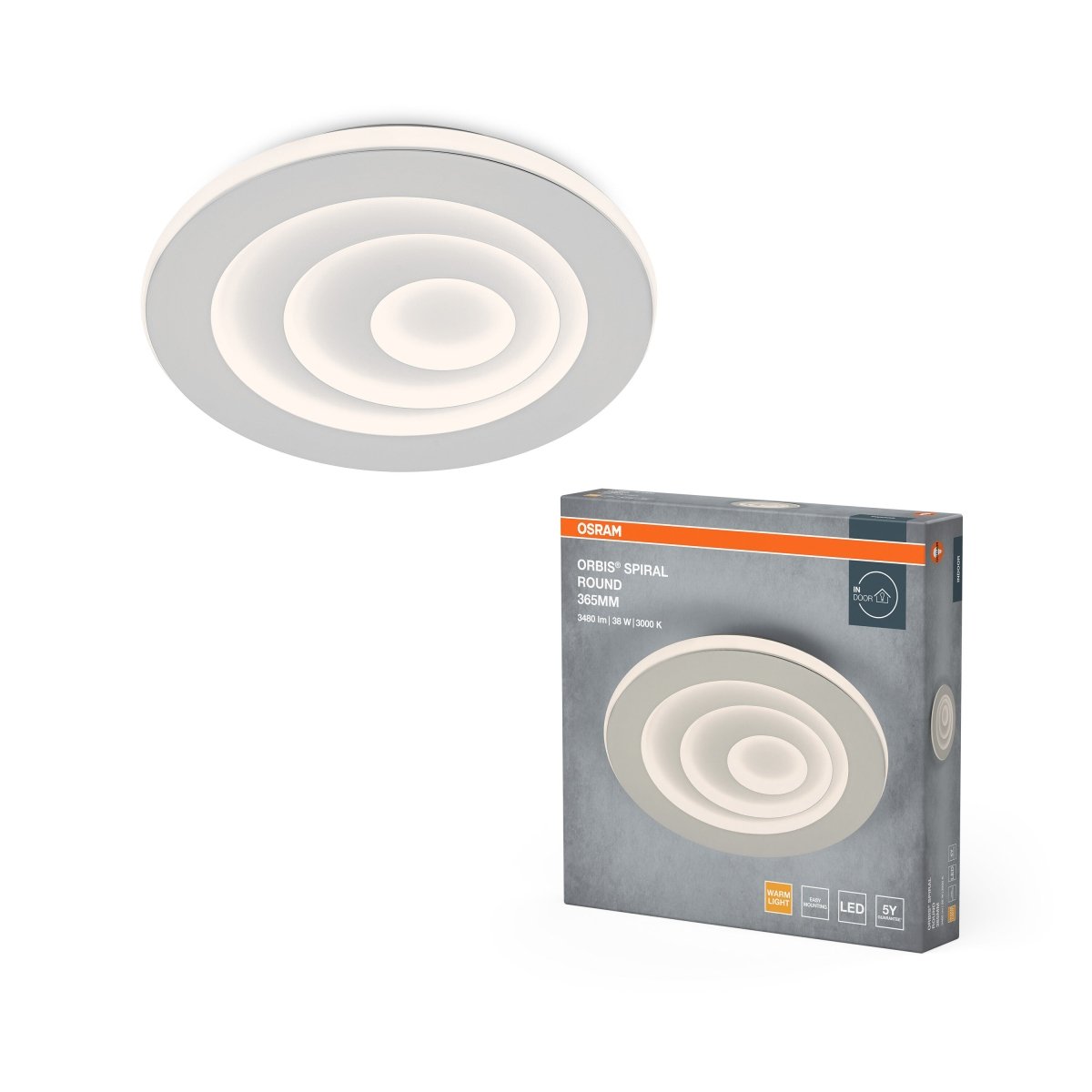 OSRAM Orbis Spiral Round 365mm 38W biały - eshop Ledvance PL 4099854450426