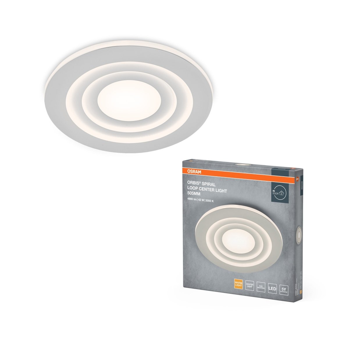 OSRAM Orbis Spiral światło główne i boczne 505mm 42W biały - eshop Ledvance PL 4099854450303