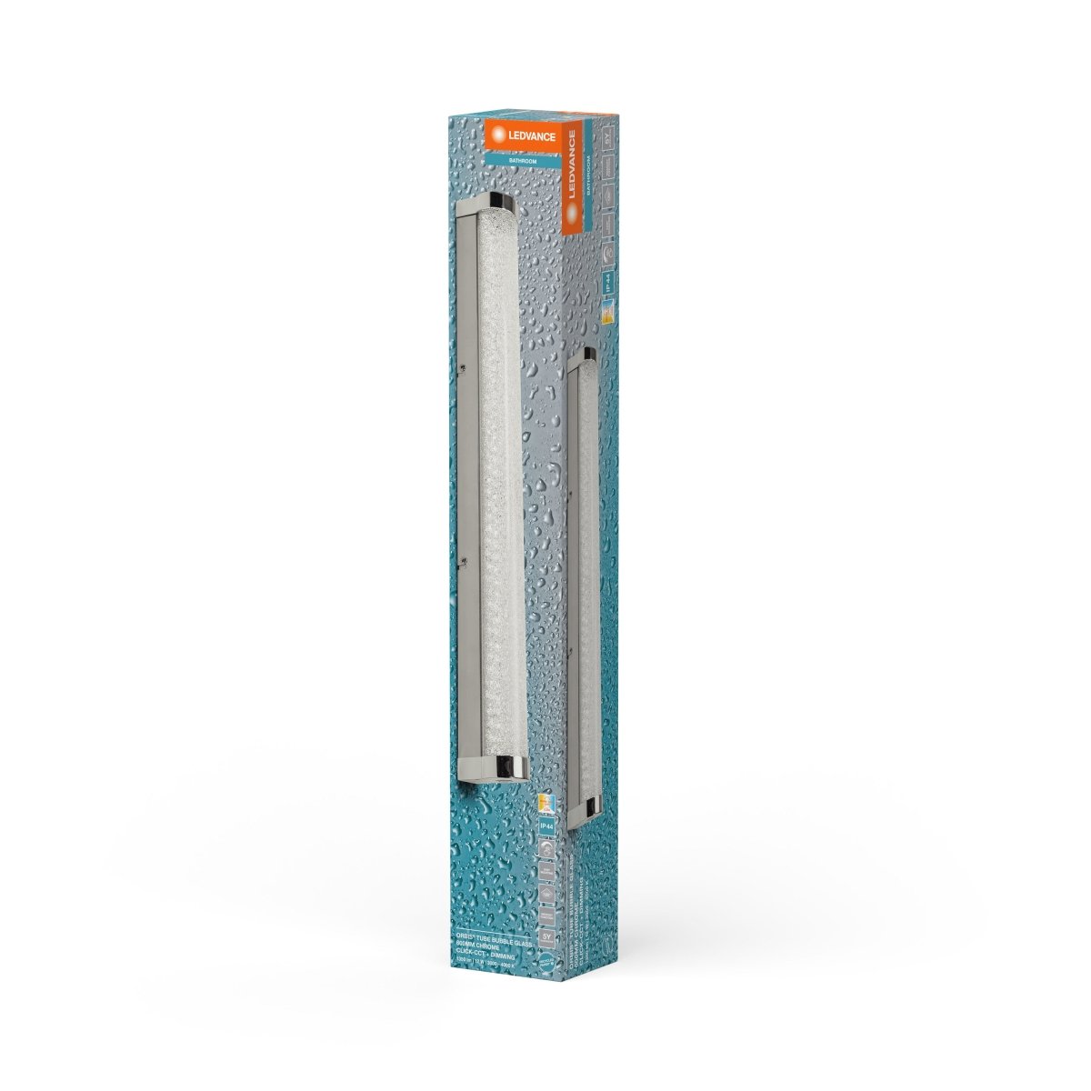 OSRAM Orbis Tube Bubble Glass 60CM Click CCT DIM IP44 chrom - eshop Ledvance PL 4099854279539