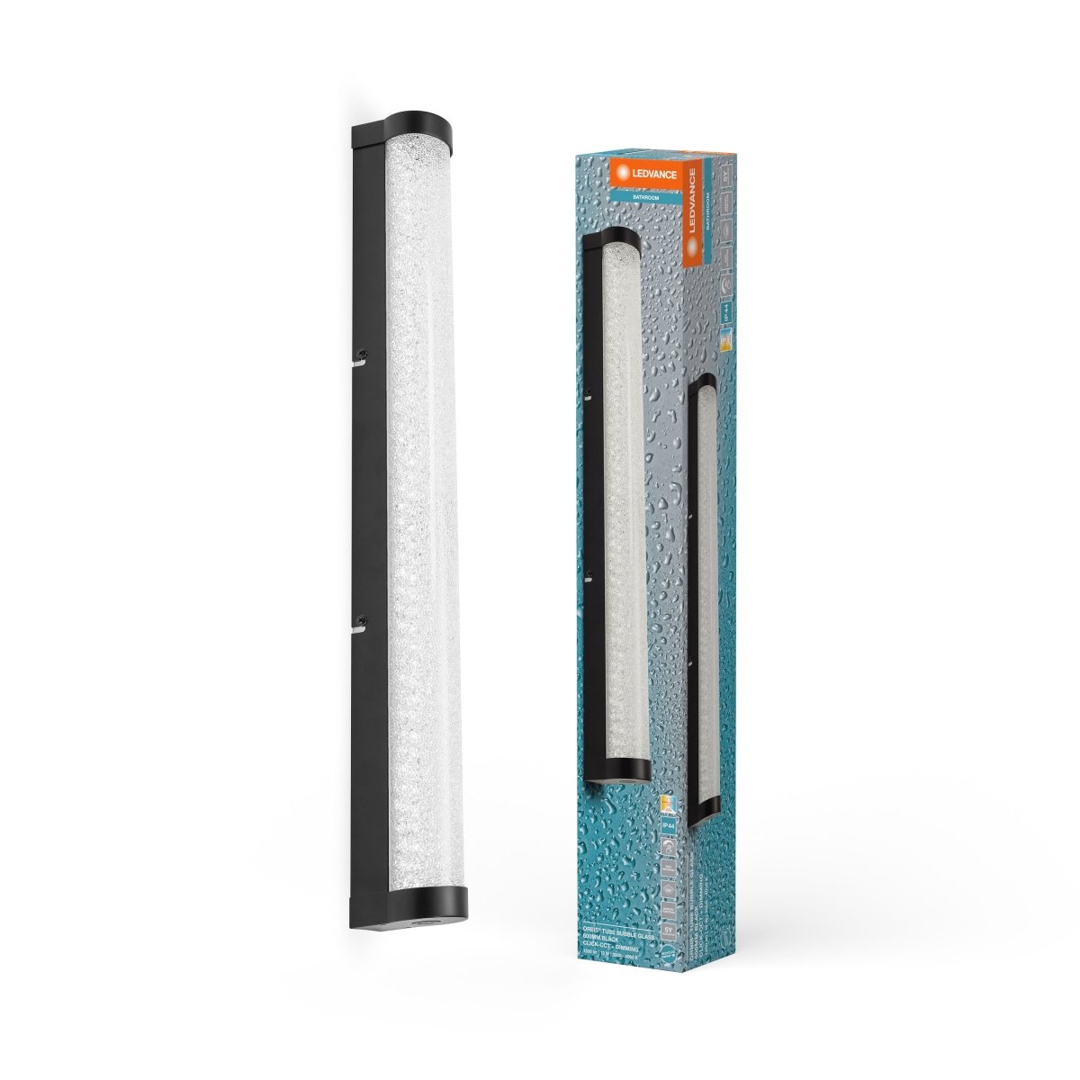 OSRAM Orbis Tube Bubble Glass 60CM Click CCT DIM IP44 czarny - eshop Ledvance PL 4099854279553
