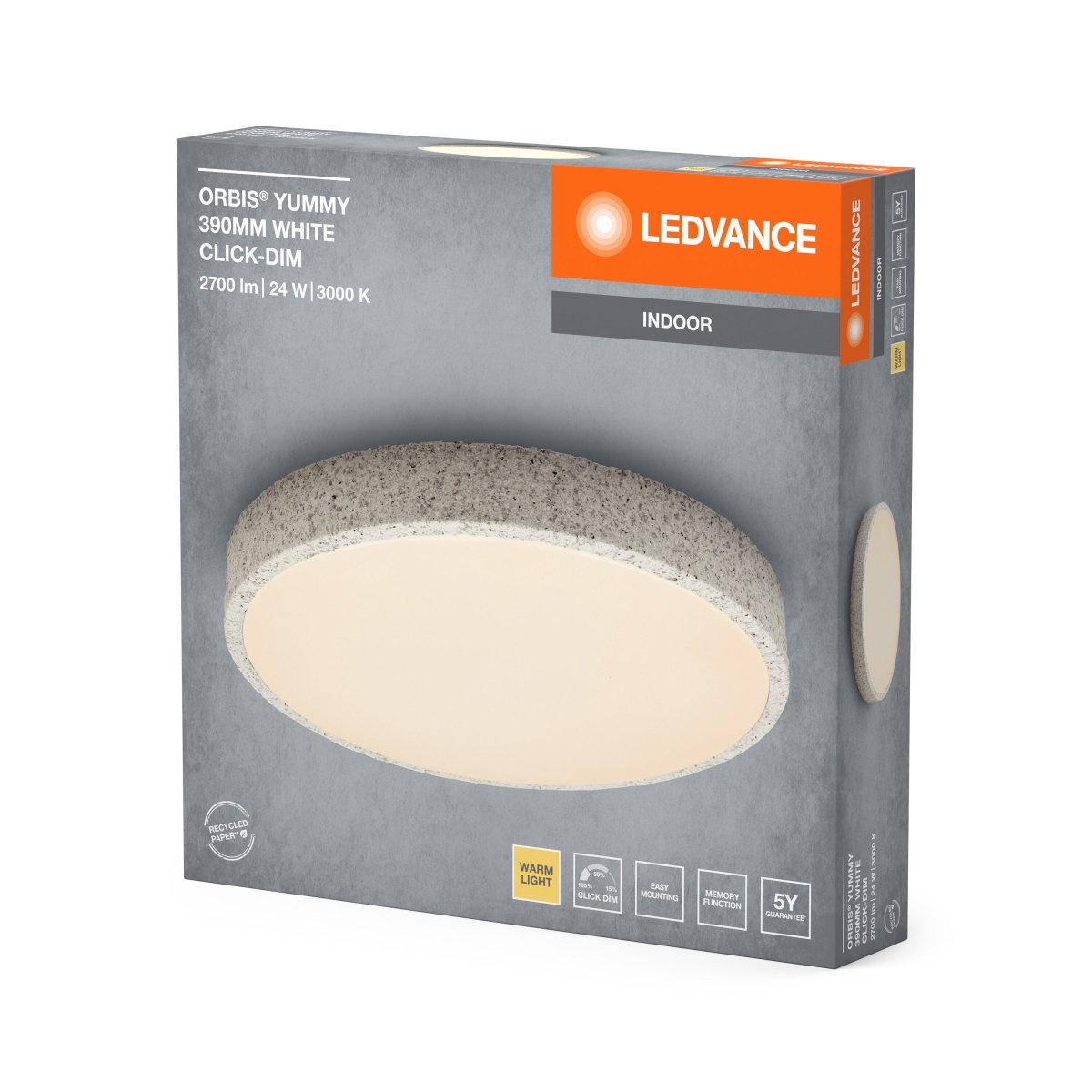 OSRAM Orbis Yummy 390MM 24W 830 Click DIM biały - eshop Ledvance PL 4099854283826