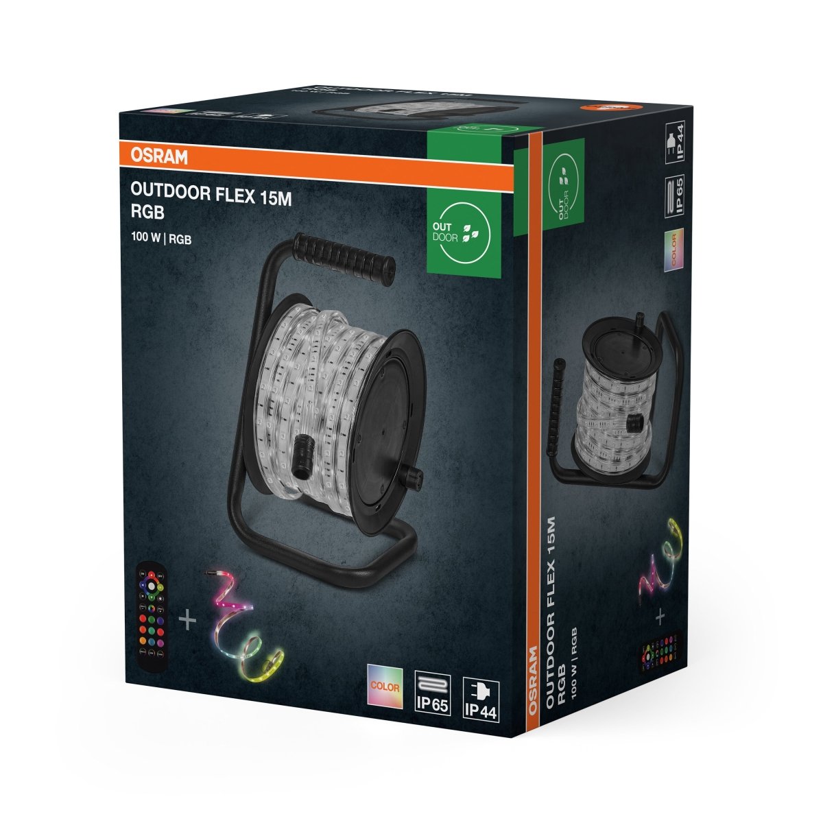 OSRAM OUTDOOR FLEX IP65 RGB 15M RGB IP65 z pilotem - eshop Ledvance PL 4099854449215