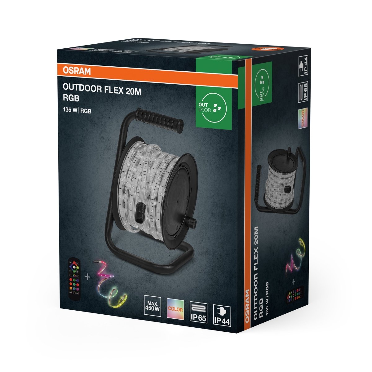OSRAM OUTDOOR FLEX IP65 RGB 20M RGB IP65 z pilotem - eshop Ledvance PL 4099854449253
