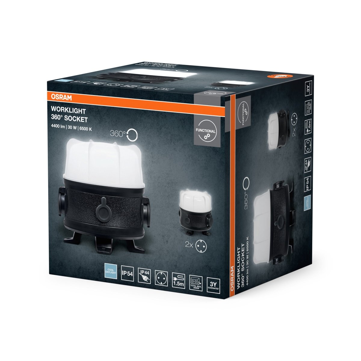 OSRAM WORKLIGHT VALUE 360° SOCKET 30W 865 - eshop Ledvance PL 4099854430435