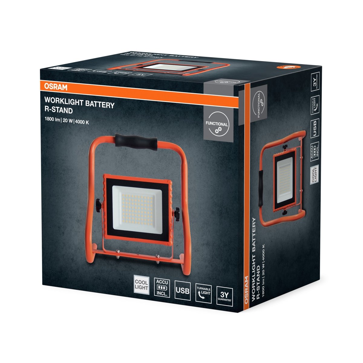 OSRAM WORKLIGHTS BATTERY 20 W 4000K - eshop Ledvance PL 4099854430312