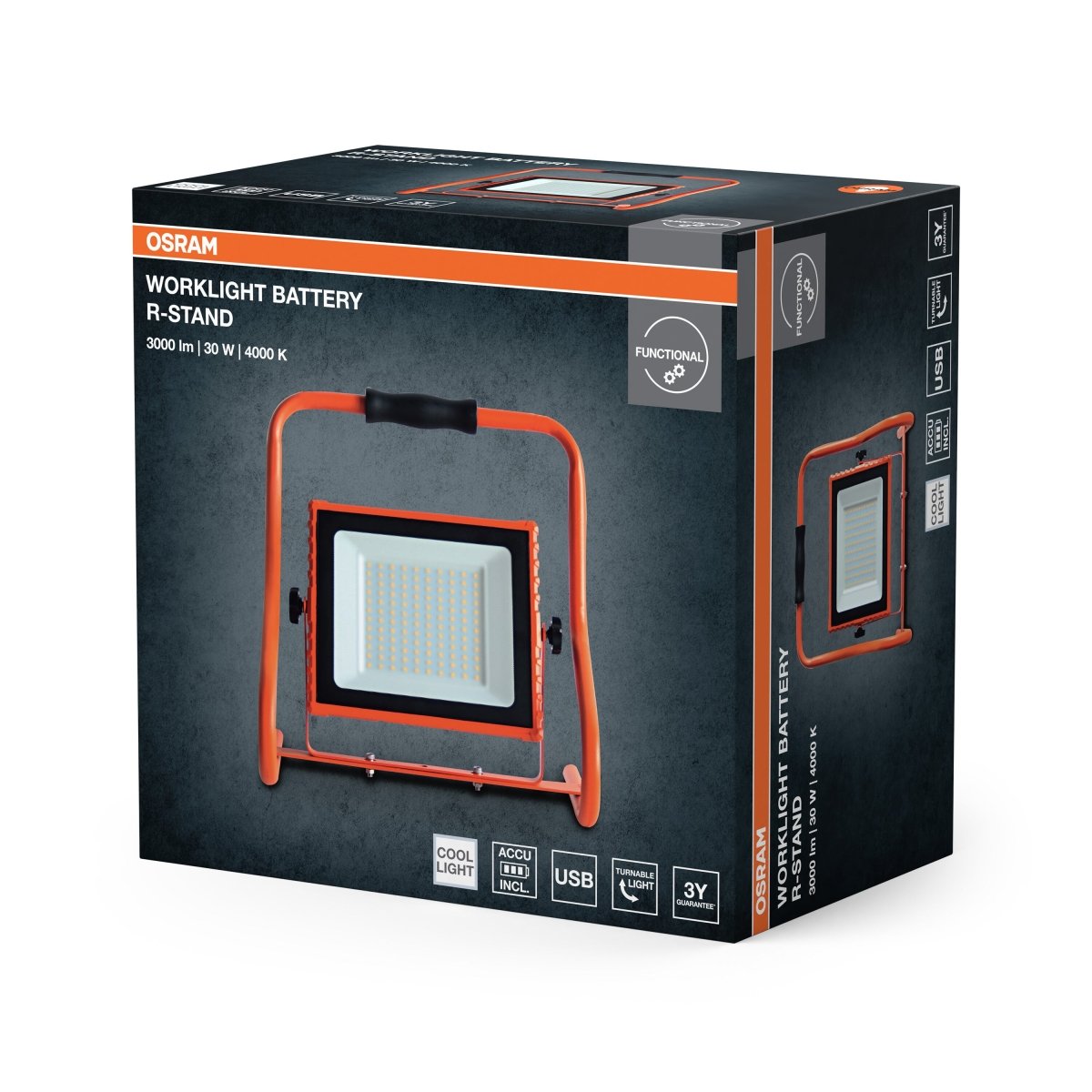 OSRAM WORKLIGHTS BATTERY 30 W 4000K - eshop Ledvance PL 4099854430336