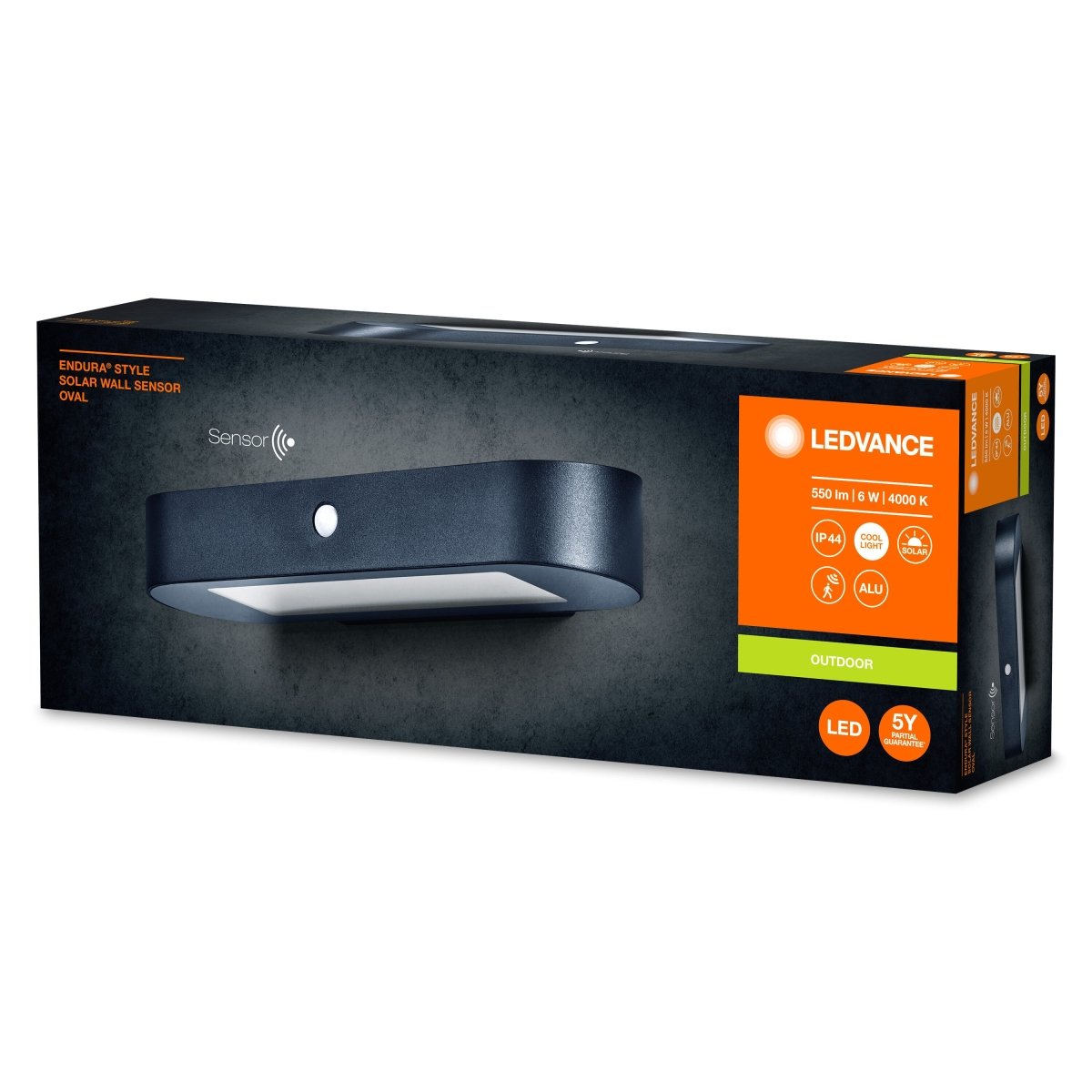 Outdoor Endura Style OvalWall Sensor zewnętrzna 6W 4000K - Poland LEDVANCE e-shop 4058075766242