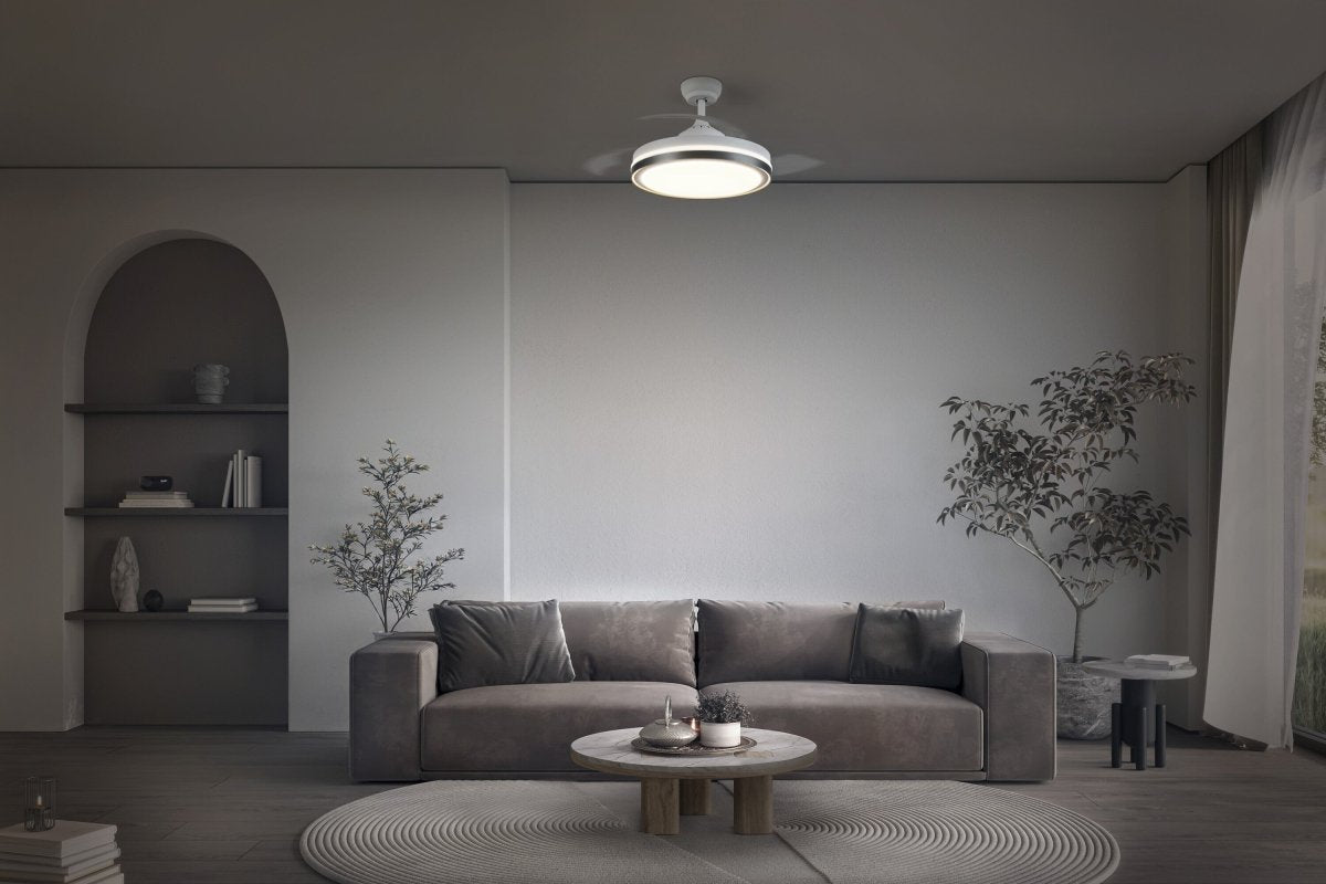 Plafon LED OSRAM Ceiling Fan Retractable 1070 66W biały - Poland LEDVANCE e - shop 4099854506789
