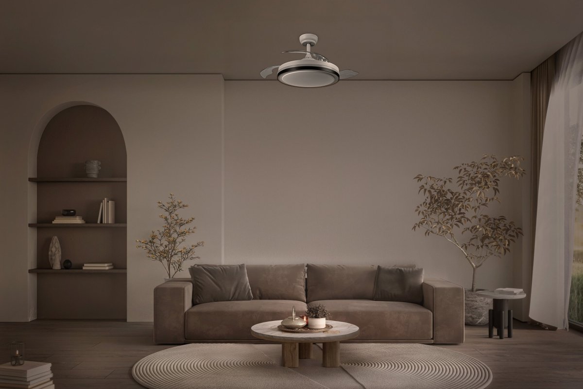 Plafon LED OSRAM Ceiling Fan Retractable 1070 66W biały - Poland LEDVANCE e-shop 4099854506789