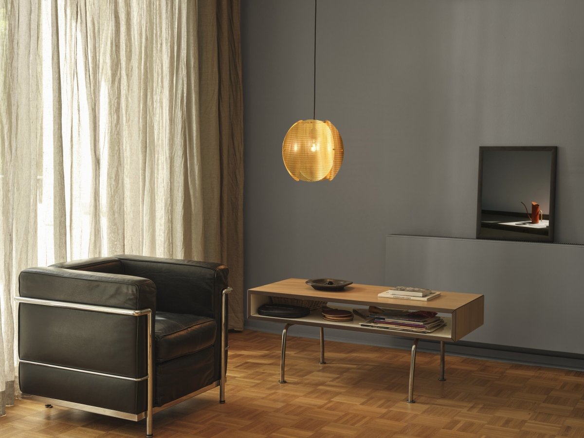 Plafon LED OSRAM Decor Folded Globe Pendant E27 Gold - Poland LEDVANCE e - shop 4058075852273