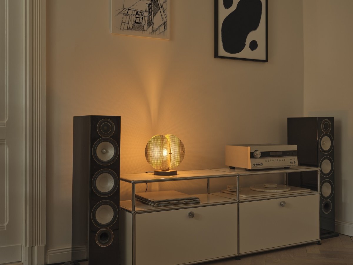 Plafon LED OSRAM Decor Folded Globe Table E27 Gold - Poland LEDVANCE e - shop 4058075852334