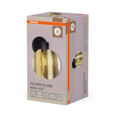 Plafon LED OSRAM Decor Folded Globe Wall E27 Gold - Poland LEDVANCE e - shop 4058075852358