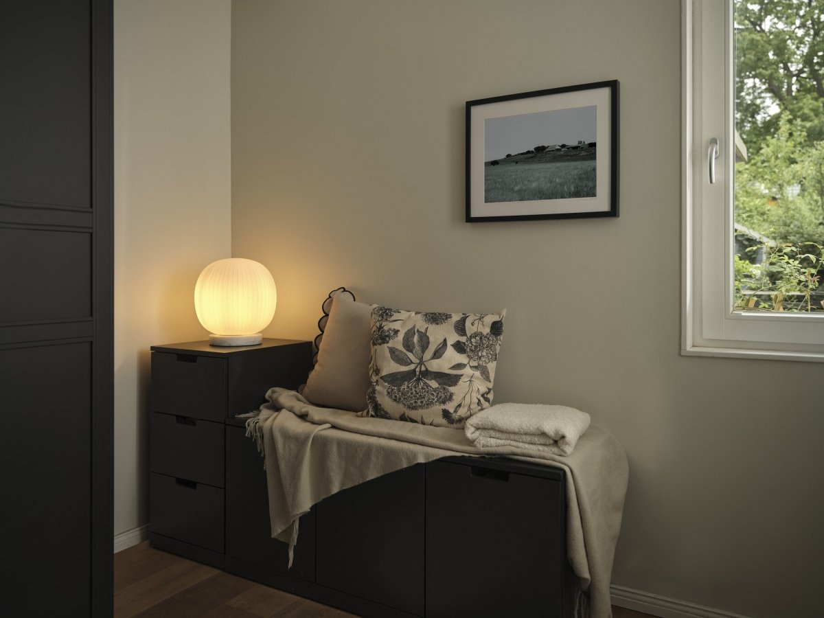 Plafon LED OSRAM Decor Glass Lantern Marble Table E27 - Poland LEDVANCE e - shop 4058075855656