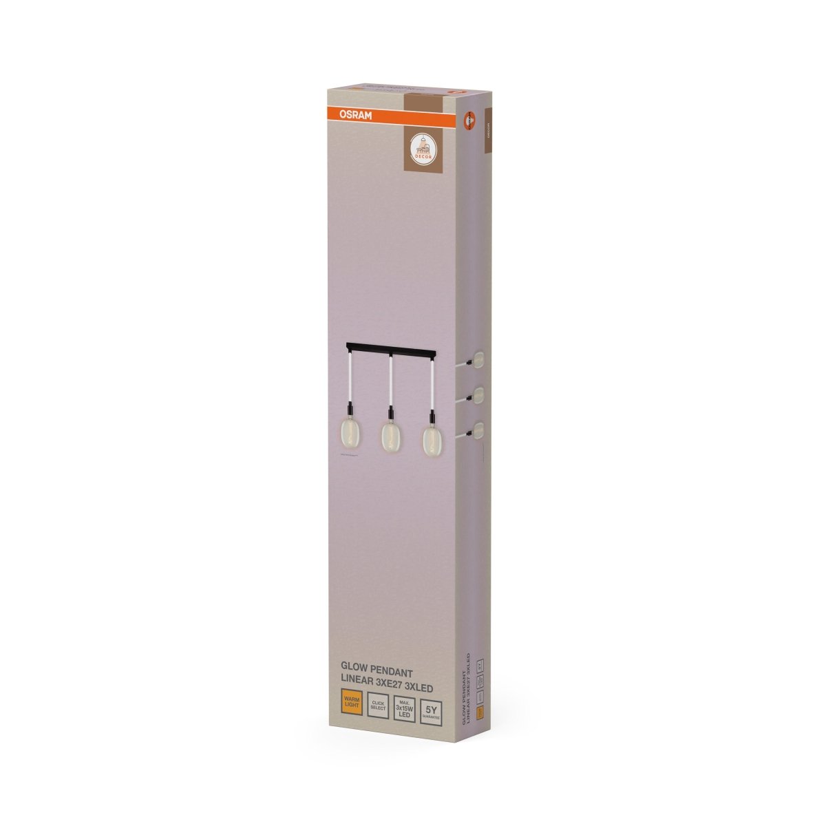 Plafon LED OSRAM Decor Glow Pendant Linear 3xE27 Select - Poland LEDVANCE e - shop 4058075852099