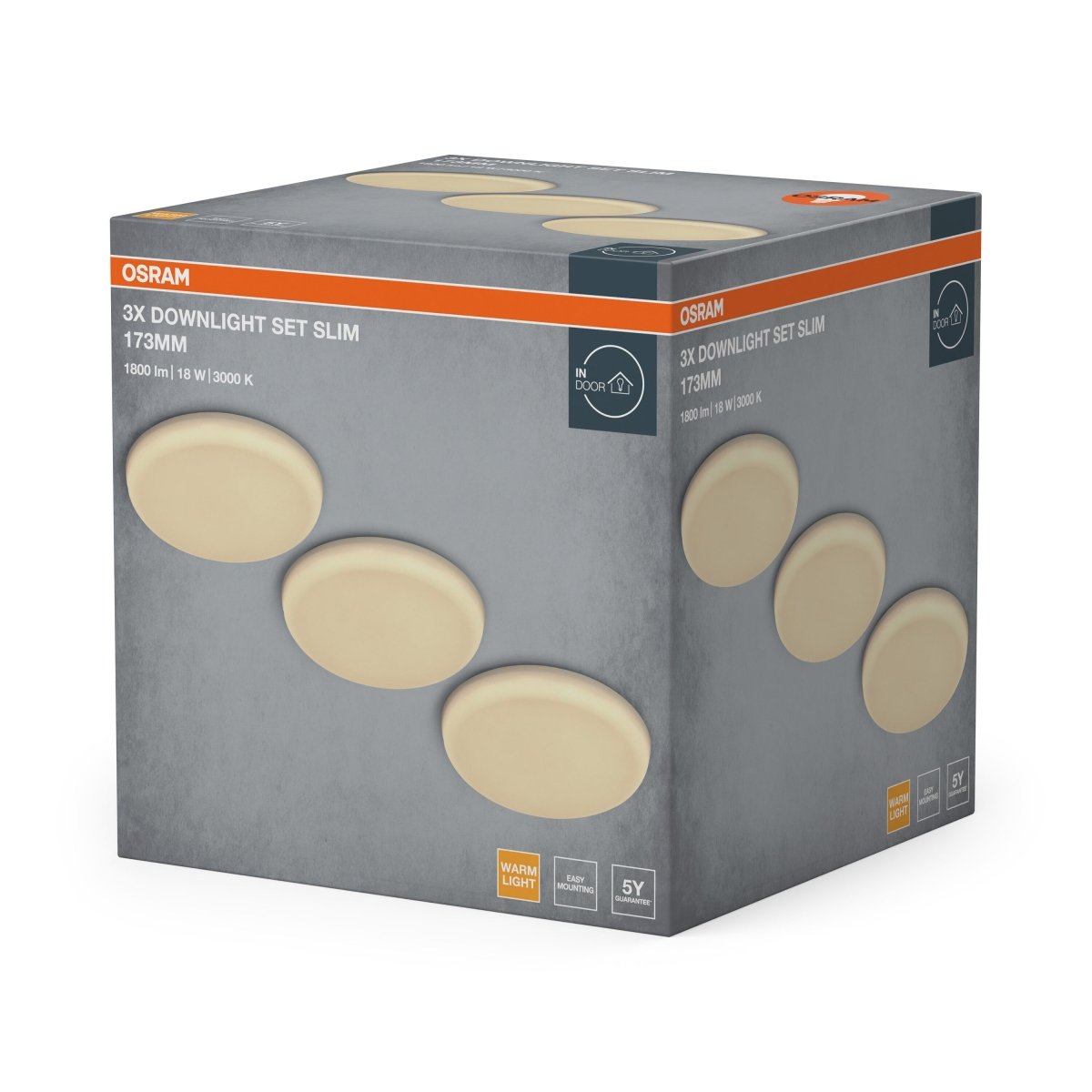 Plafon LED OSRAM LED Downlight Adjustable Cut Out Slim 173mm 18W 830 biały - Poland LEDVANCE e - shop 4058075854390