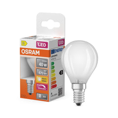 Plafon LED OSRAM LED Superstar Classic P 40 Filament DIM 3.4W 827 Frosted E14 - Poland LEDVANCE e - shop 4099854444906