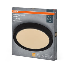 Plafon LED OSRAM Orbis Quickfix 245mm 20W Click Dim 830 czarny - Poland LEDVANCE e - shop 4099854604126