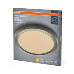 Plafon LED OSRAM Orbis Quickfix 320mm 24W Click Dim 830 Silver - Poland LEDVANCE e - shop 4099854604546