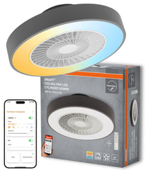 Plafon LED OSRAM SMART+ Wifi Ceiling Fan LED Cylinder 550mm + RC - Poland LEDVANCE e - shop 4099854472800