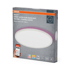 Plafon LED OSRAM SMART+ Wifi Orbis Ultra Slim Backlight 400mm biały RGB + TW - Poland LEDVANCE e - shop 4099854473722