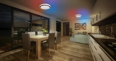 Plafon LED OSRAM Smart+ Wifi Orbis ZEST RGB 500mm czarny - Poland LEDVANCE e-shop 4099854472350