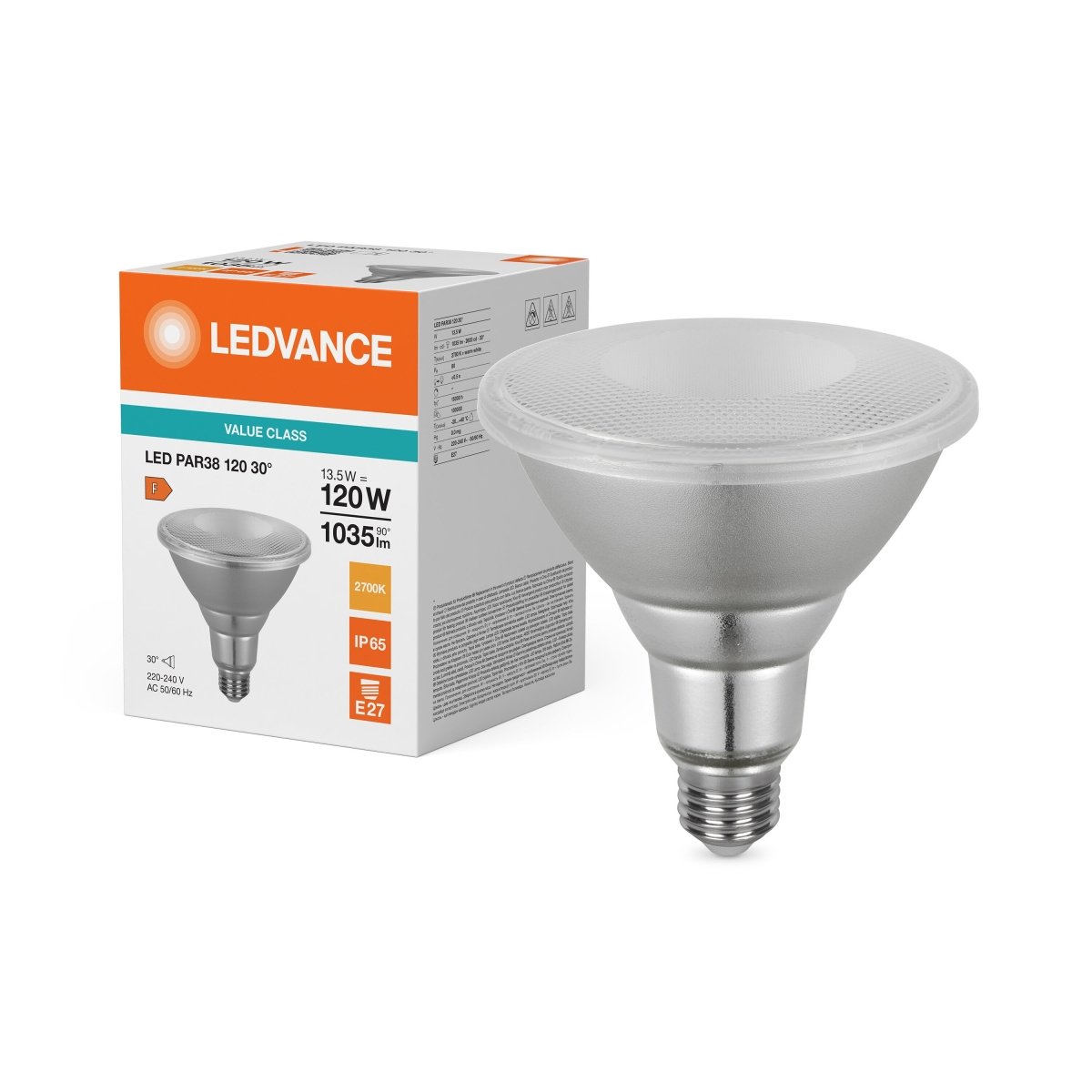 Reflektorowa Lampa LED PAR38 E27 13,5 W 2700 K 1035lm - Poland LEDVANCE e-shop 4099854067822