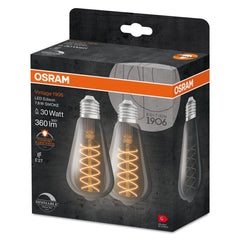 Ściemnialna Lampa LED Vintage żarówka Edisona E27 4,8W - Poland LEDVANCE e-shop 4099854147838