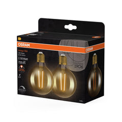 Ściemnialna Lampa LED VintageKlasyczna żarówka E27 6,5W - Poland LEDVANCE e-shop 4058075754737