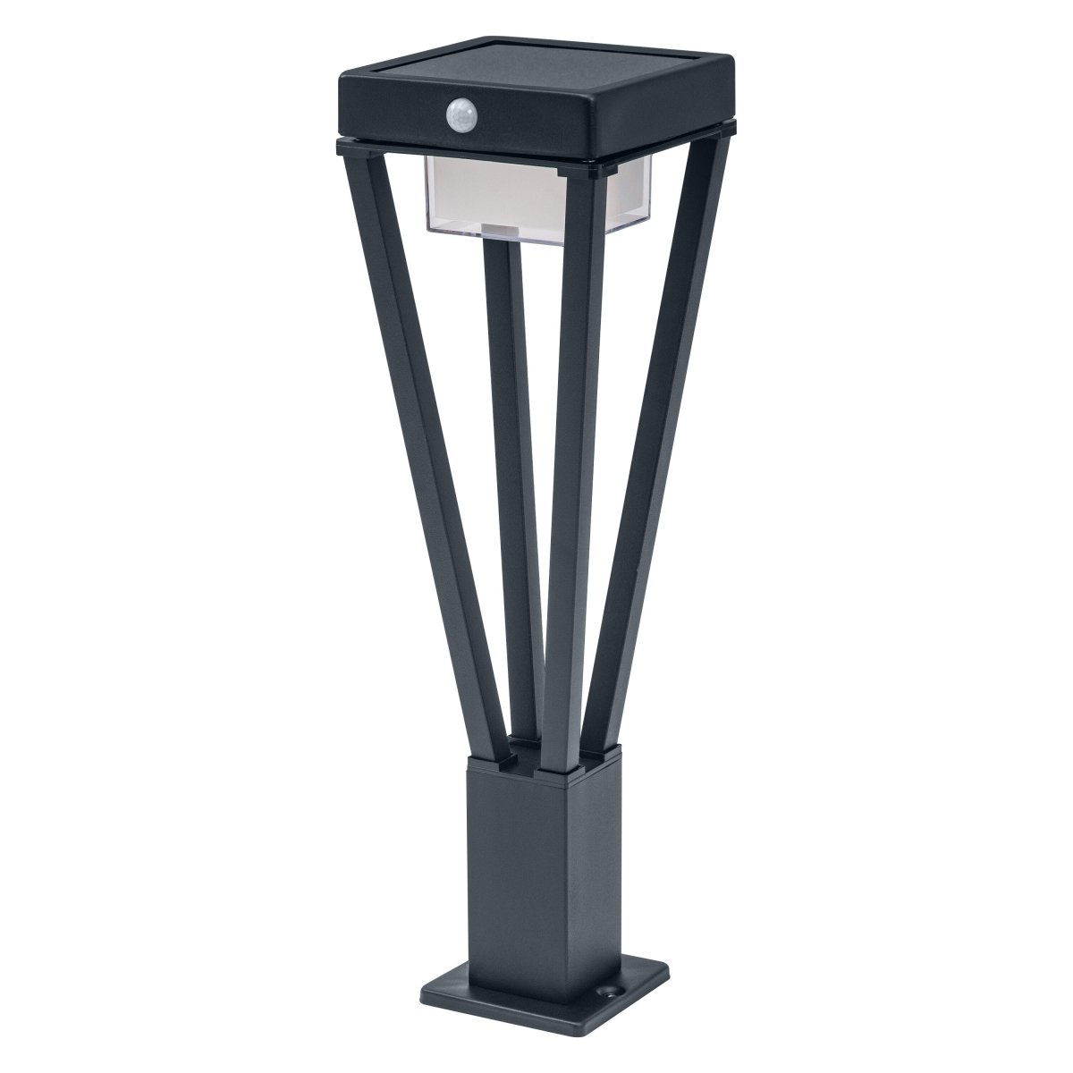 Słupek ogrodowy LED ENDURA STYLE SOLAR BOUQUET 6W, solarny, czarny, z czujnikiem ruchu i zmierzchu, ciepła 50 cm - Poland LEDVANCE e-shop 4058075564565