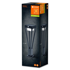 Słupek ogrodowy LED ENDURA STYLE SOLAR BOUQUET 6W, solarny, czarny, z czujnikiem ruchu i zmierzchu, ciepła 50 cm - Poland LEDVANCE e-shop 4058075564565