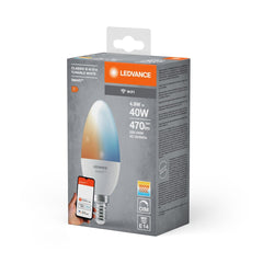 SMART żarówka LED WiFi E14 5W 1 szt., świeczka, regulowana biel - Poland LEDVANCE e-shop 4058075778573