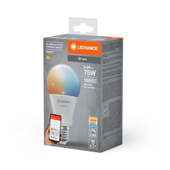 SMART żarówka LED WiFi E27 9,5W 1 szt., regulowana biel - Poland LEDVANCE e-shop 4058075778511