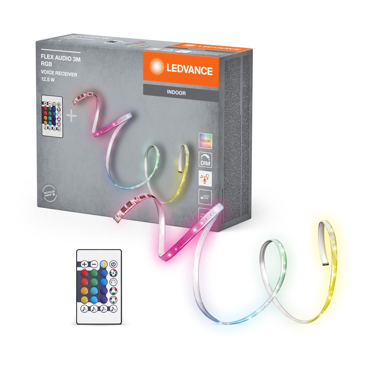Taśma LED RGB ciepłe światło pilot 12,50W - Poland LEDVANCE e-shop 4099854095382