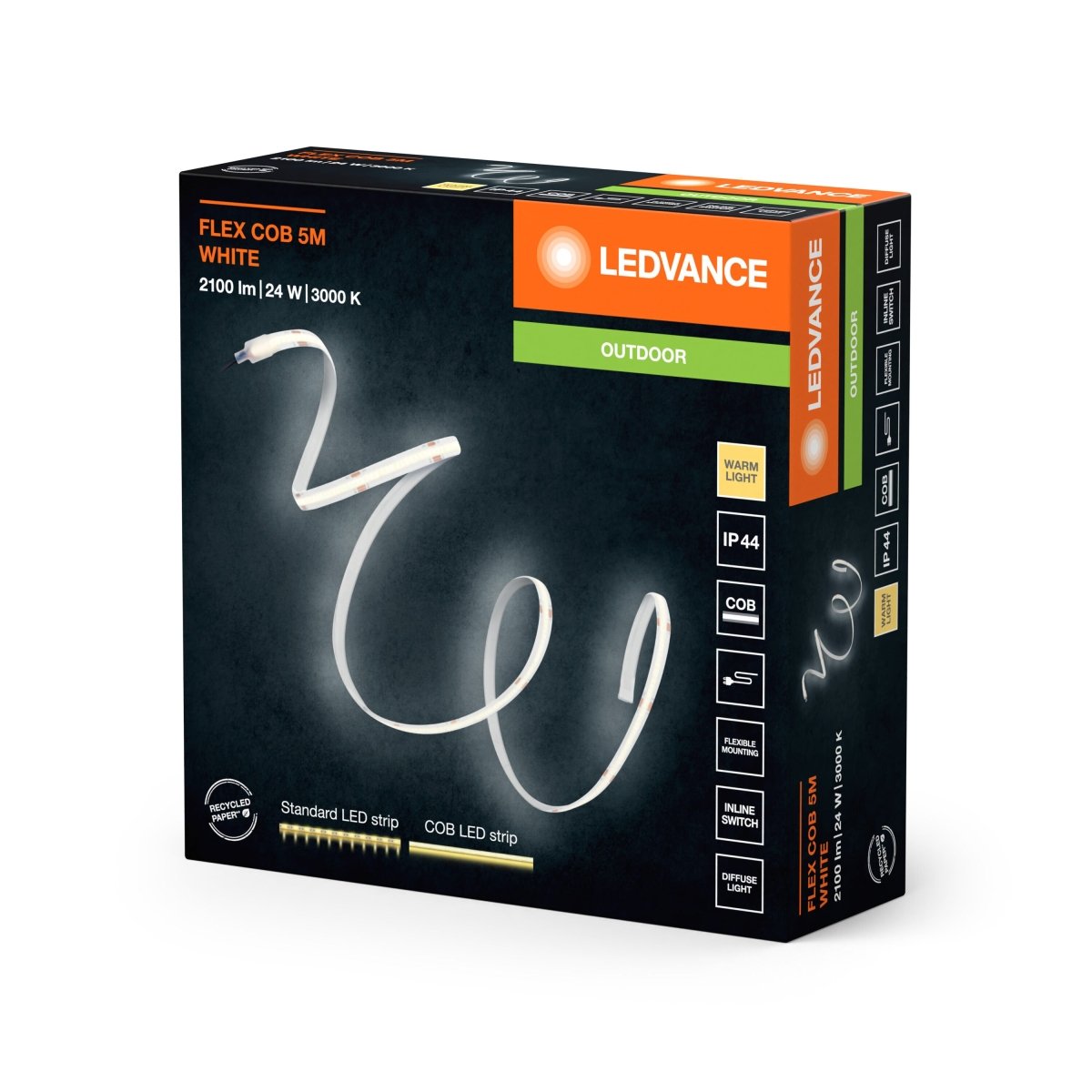 Taśma LED zewnętrzna jednorodny efekt IP44 zewnętrzna 24W - Poland LEDVANCE e-shop 4099854095320