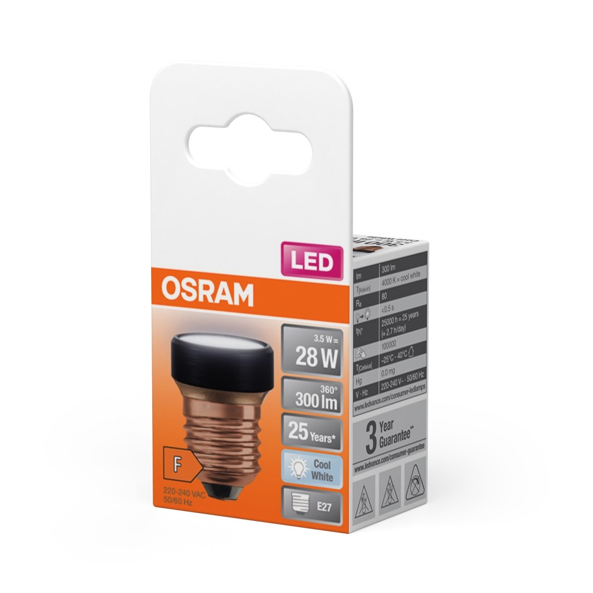 Ultrakompaktowa lampa LED designerska E27 3,5W 4000K 300lm - Poland LEDVANCE e-shop 4058075839991