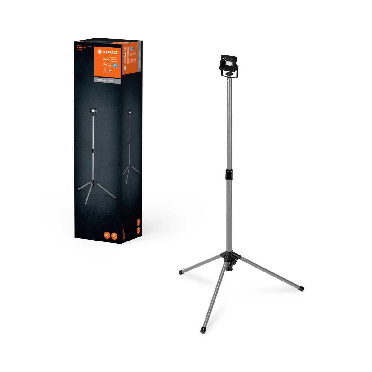 Wszechstronny reflektor roboczy LED ze statywem 10W 6500K - Poland LEDVANCE e-shop 4058075831315
