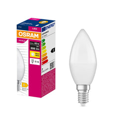 Żarówka LED CLB E14 7W LED VALUE OSRAM matowa, 60W, ciepła - Poland LEDVANCE e-shop 4058075152915