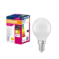 Żarówka LED CLP E14 7W LED VALUE OSRAM matowa, 60W, ciepła - Poland LEDVANCE e-shop 4058075152939