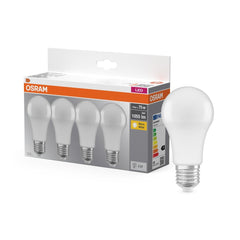 Żarówka LED E27 10W BASE CLASSIC 4 szt. matowa, barwa ciepła - Poland LEDVANCE e-shop 4058075184992