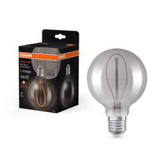 Żarówka LED E27, 3,4W Vintage 1906® LED, Globe 10 SMOKE, ciepła. - Poland LEDVANCE e-shop 4058075760950