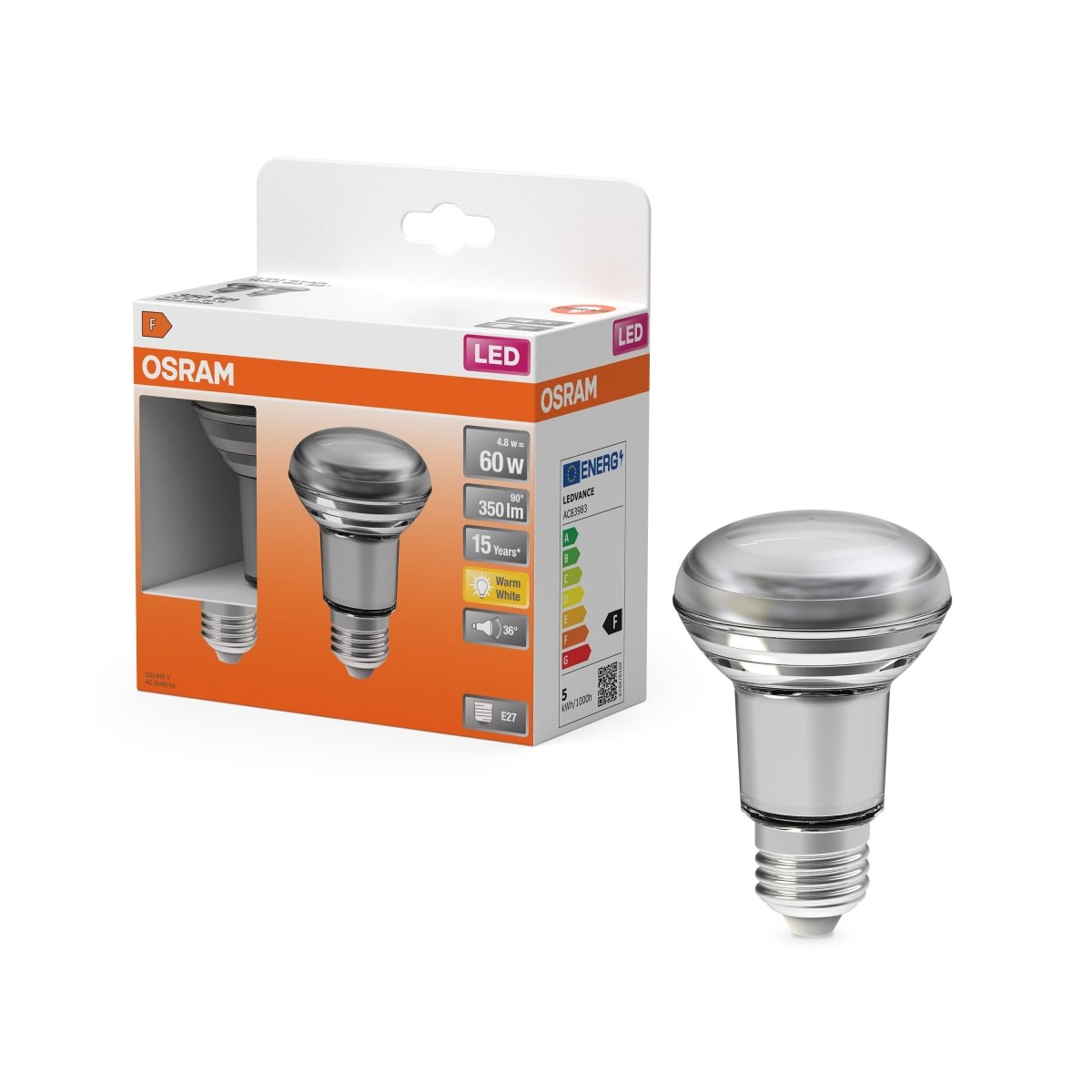 Żarówka LED E27 4,3W STAR 2 szt., barwa ciepła - Poland LEDVANCE e-shop 4058075097049