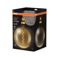Żarówka LED E27 4,8W Vintage 1906 LED Fil Globe 33 GOLD ciepła. - Poland LEDVANCE e-shop 4058075761698