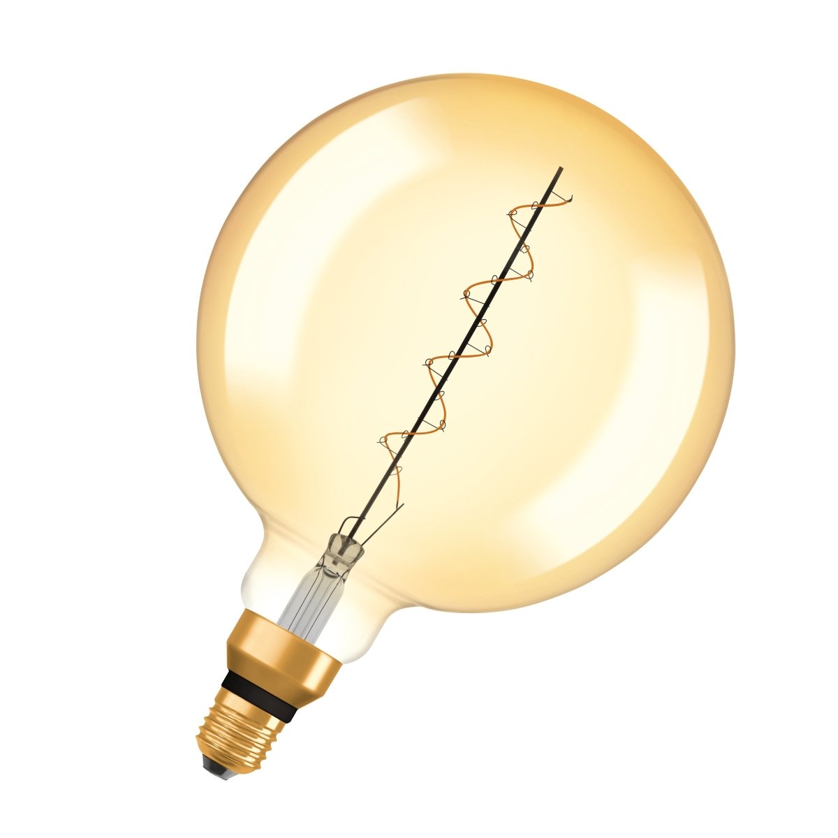 Żarówka LED E27 4,8W Vintage 1906 LED Fil Globe 33 GOLD ciepła. - Poland LEDVANCE e-shop 4058075761698