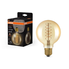 Żarówka LED E27 4,8W Vintage 1906 LED Fil Globe 37 GOLD ciepła. - Poland LEDVANCE e-shop 4058075761612