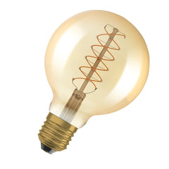 Żarówka LED E27 4,8W Vintage 1906 LED Fil Globe 37 GOLD ciepła. - Poland LEDVANCE e-shop 4058075761612
