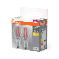 Żarówka LED E27 6,5W CLASSIC 2 szt. filament, barwa ciepła - Poland LEDVANCE e - shop 4099854064098
