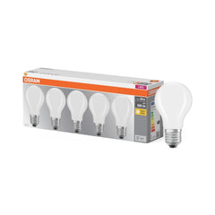 Żarówka LED E27 6,5W CLASSIC 5 szt. matowa, barwa ciepła - Poland LEDVANCE e-shop 4058075090620