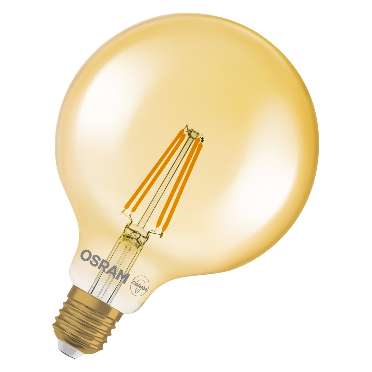 Żarówka LED E27 6,5W Vintage 1906 LED Globe 55 GOLD ciepła. - Poland LEDVANCE e-shop 4058075808997